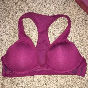 Pink Razorback sports bra 34c